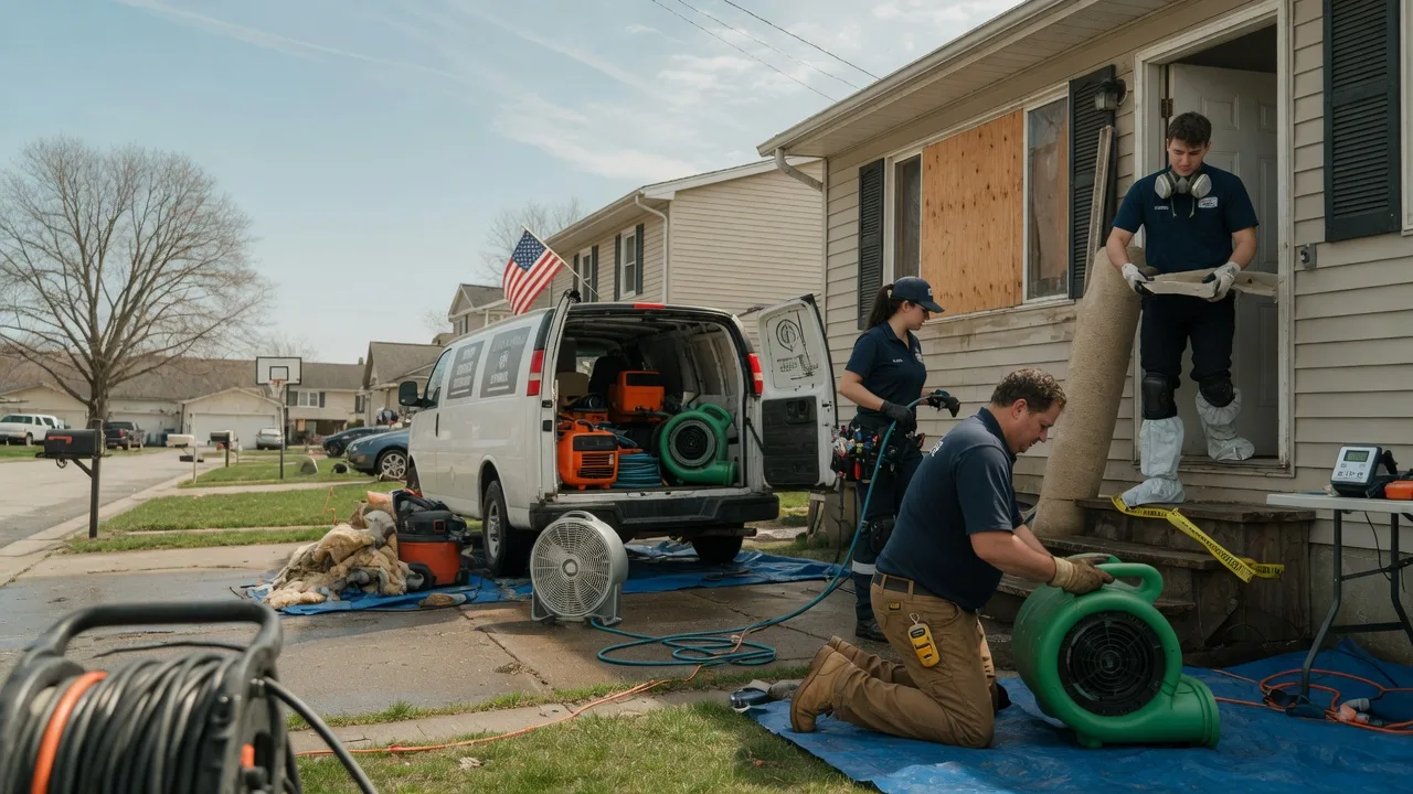 Water Damage Restoration in Mildred, PA near me